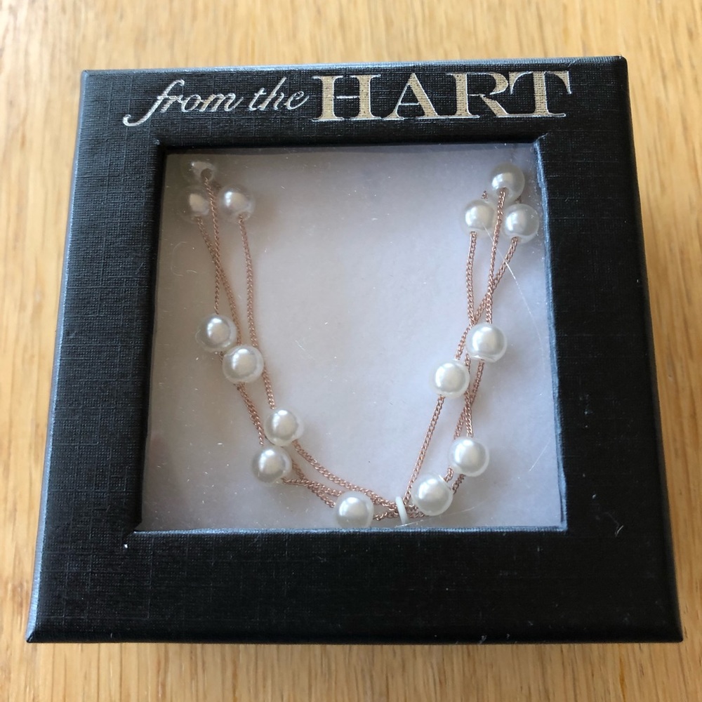 From the Hart, Cascade of Pearls Necklace